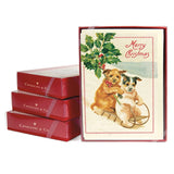 Cavallini Boxed Christmas Cards - Christmas Dogs