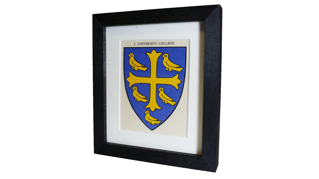 1920s Framed Oxford College Crests - University College