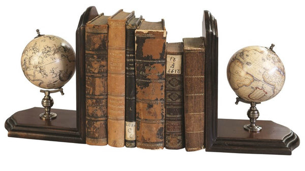 Globe Bookends