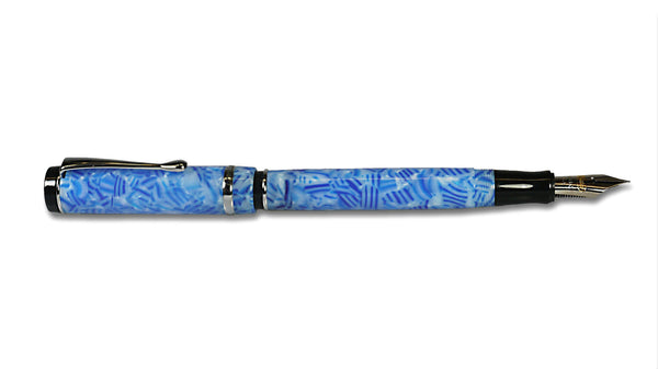 Conklin Duragraph Fountain Pen - Blue Ice