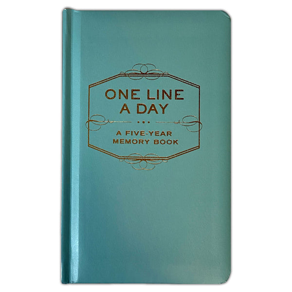 One Line a Day Five Year Memory Book - Teal