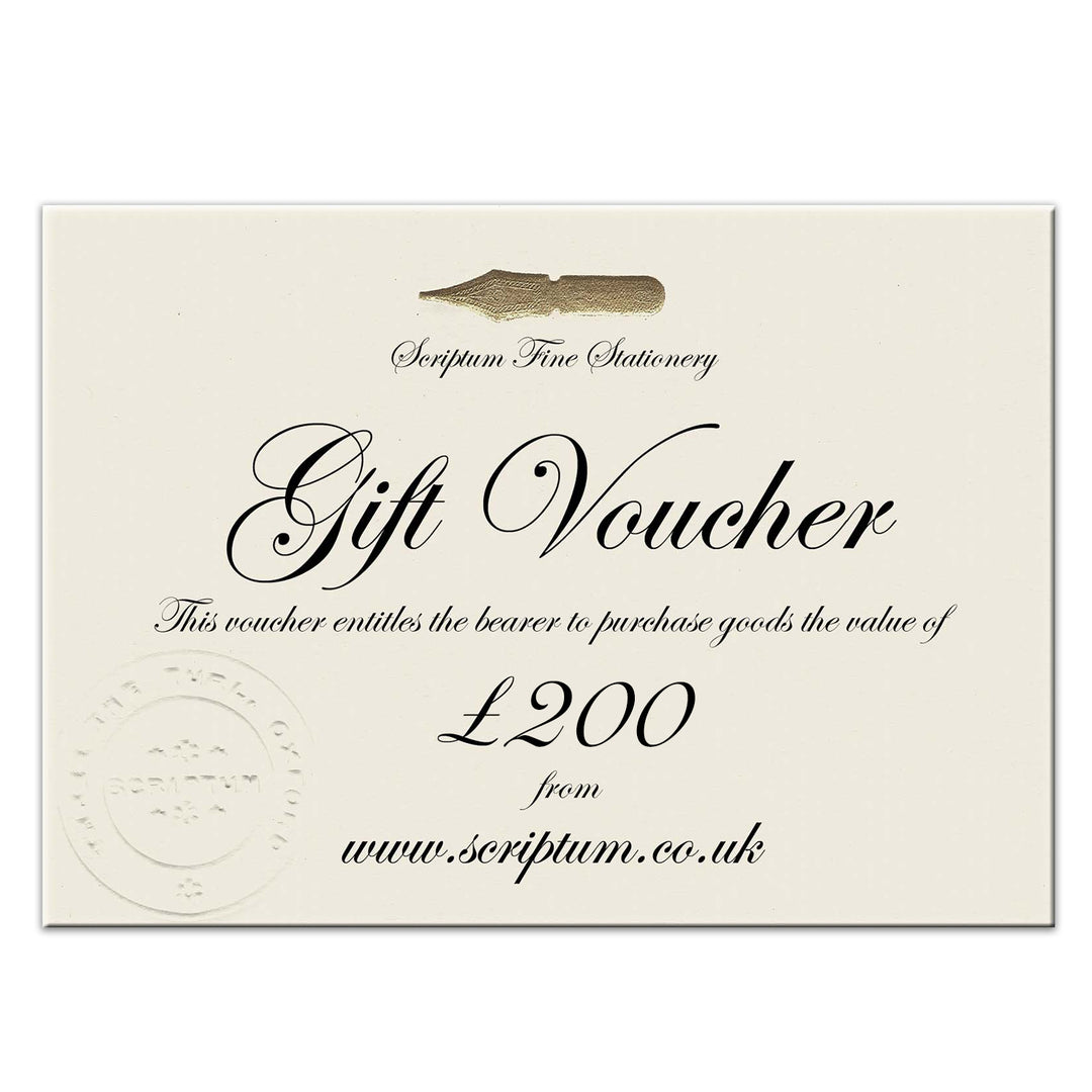 Scriptum Gift Voucher £200