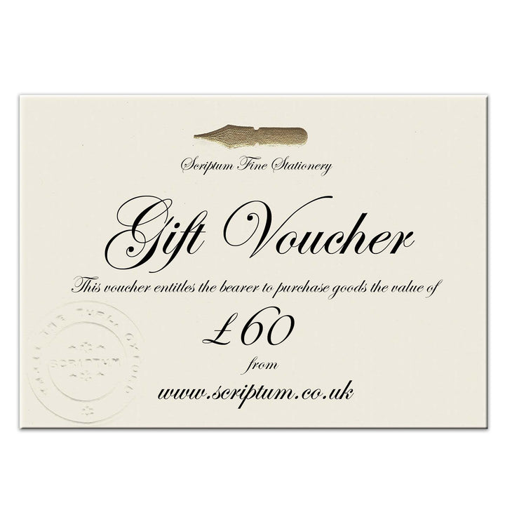 Scriptum Gift Voucher £60