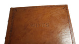 Italian leather wine journal from Scriptum