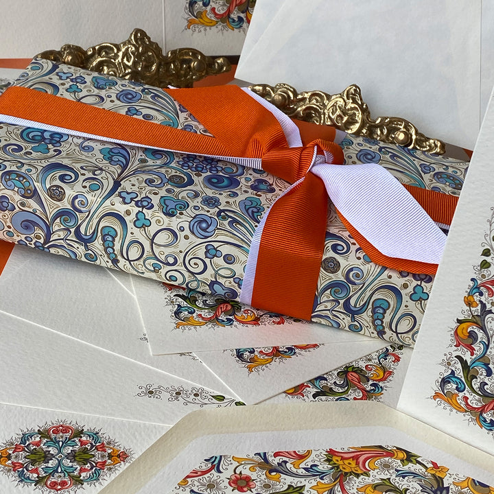 Single Sheet Florentine Stationery