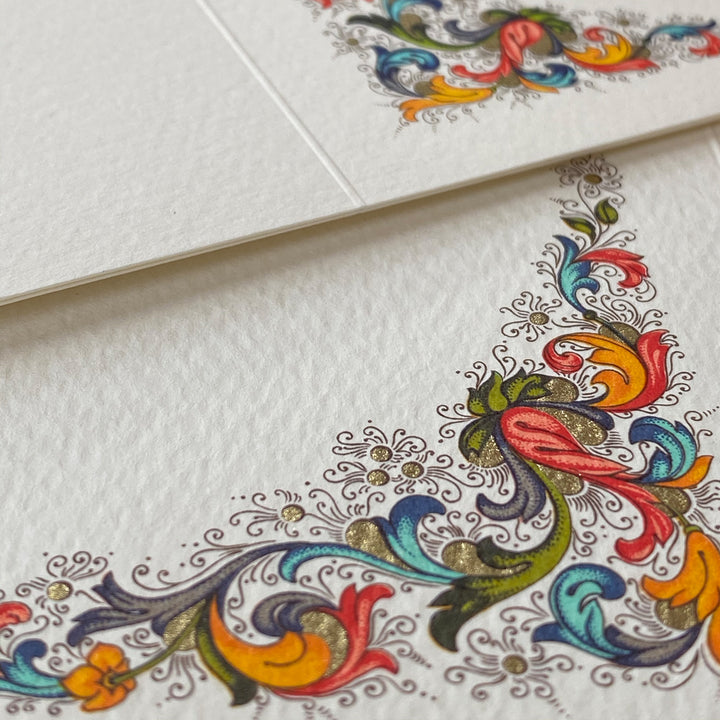 Single Sheet Florentine Stationery
