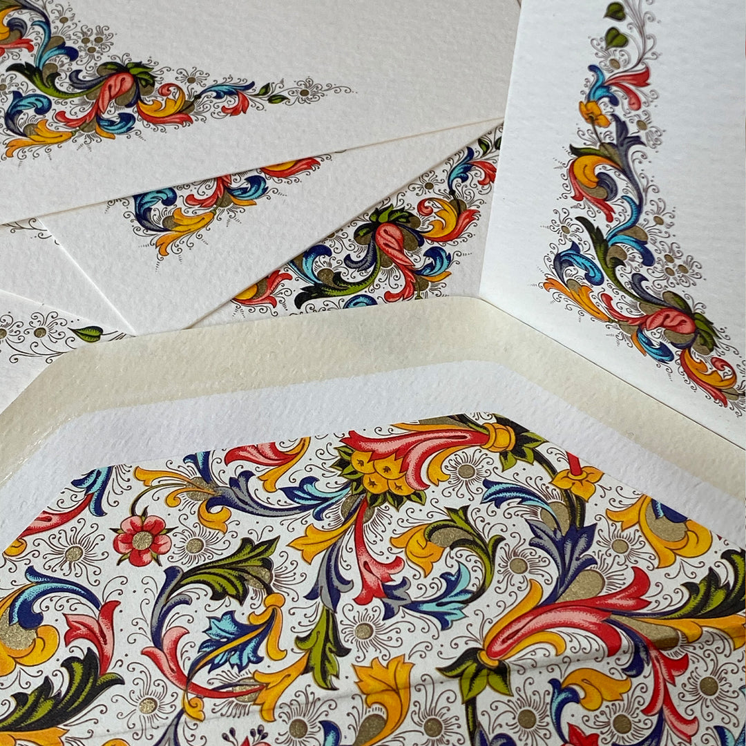 Single Sheet Florentine Stationery